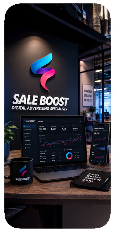 saleboost brand mockup